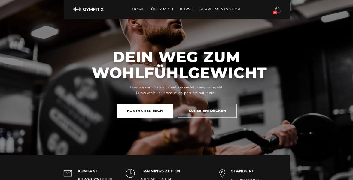 Landingpage für Coaches