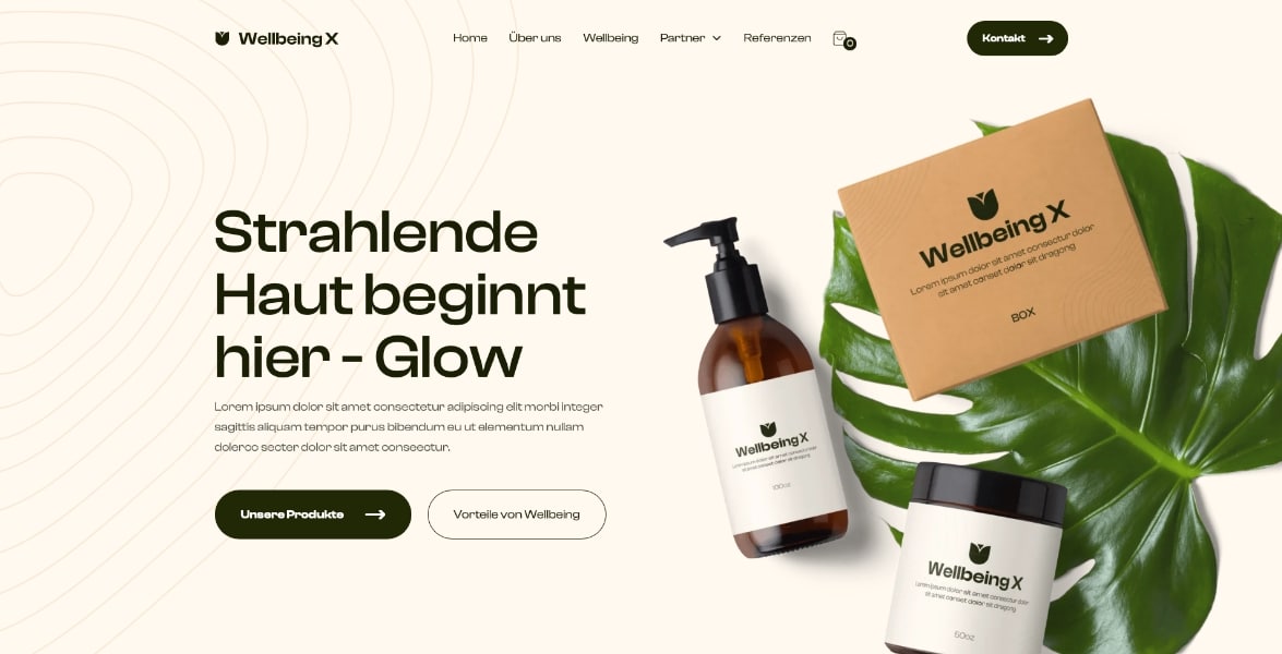 Landingpage für Online-Shops