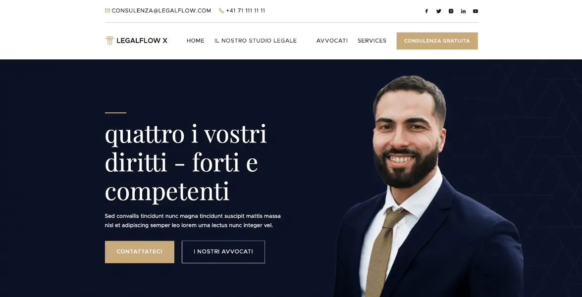 Landingpage für Anwälte und Anwaltskanzleien