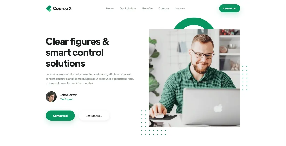 Landingpage für Steuerberater