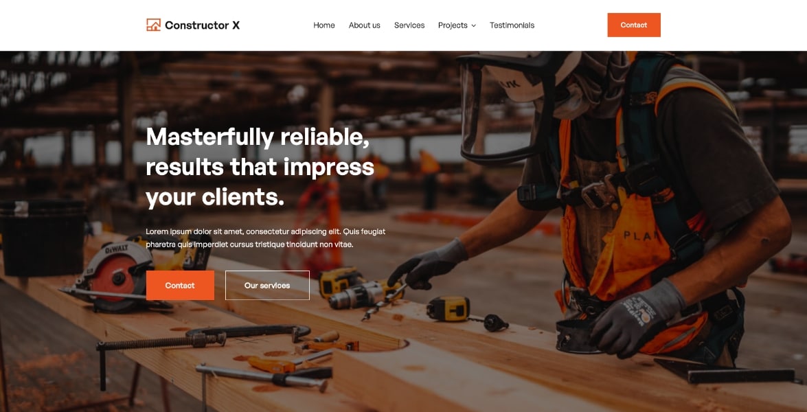 Landingpage für Handwerker
