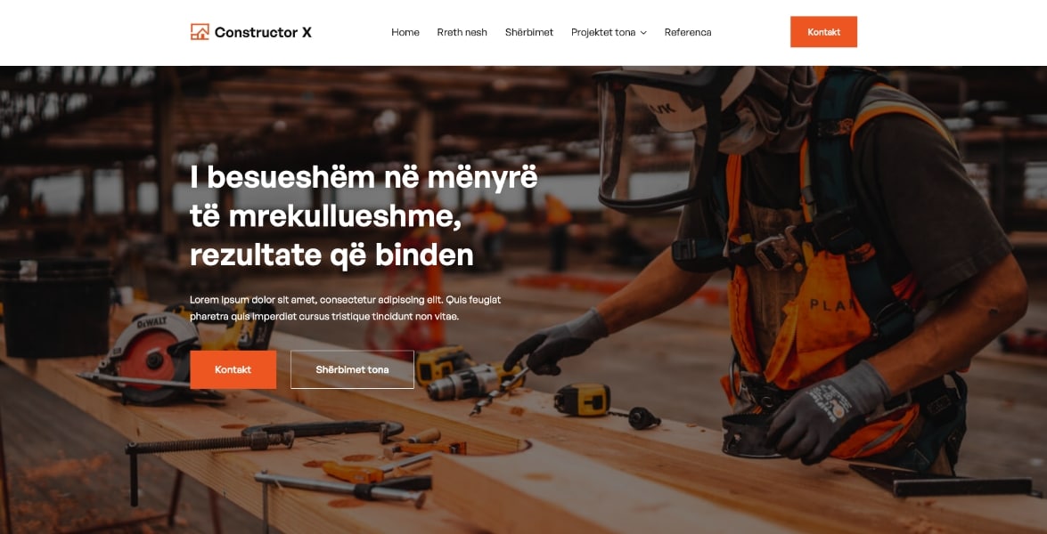 Landingpage für Handwerker