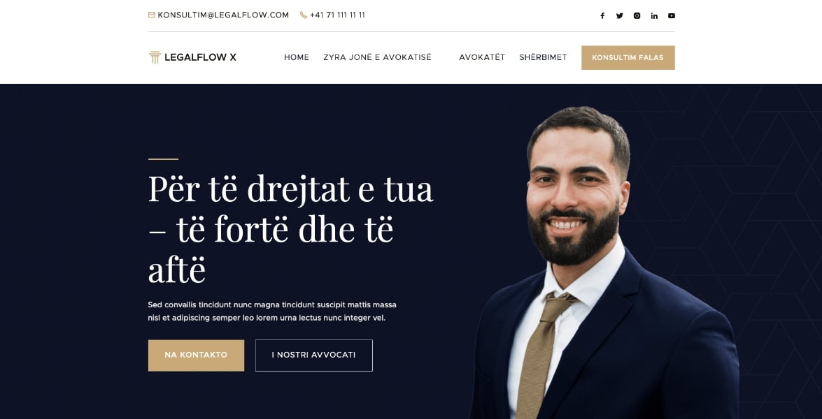 Landingpage für Anwälte und Anwaltskanzleien