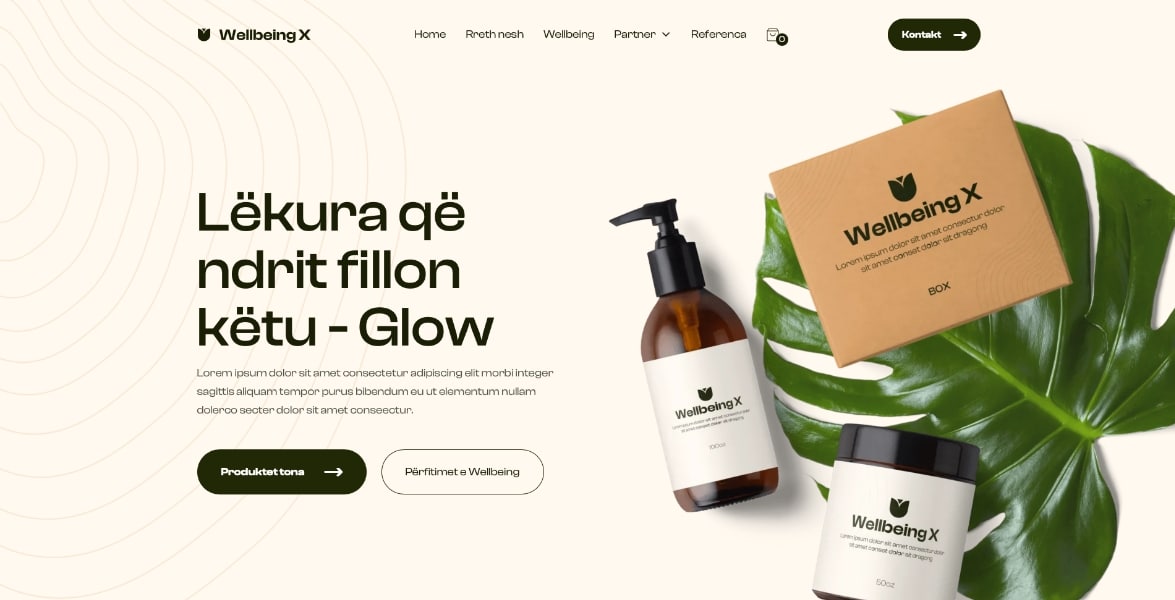 Landingpage für Online-Shops